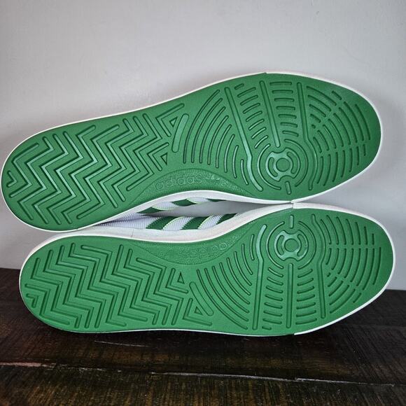 NEW Adidas Nora Mens Size 11.5 Casual Sneakers Shoes Cloud White/Green GY6965 main image 6
